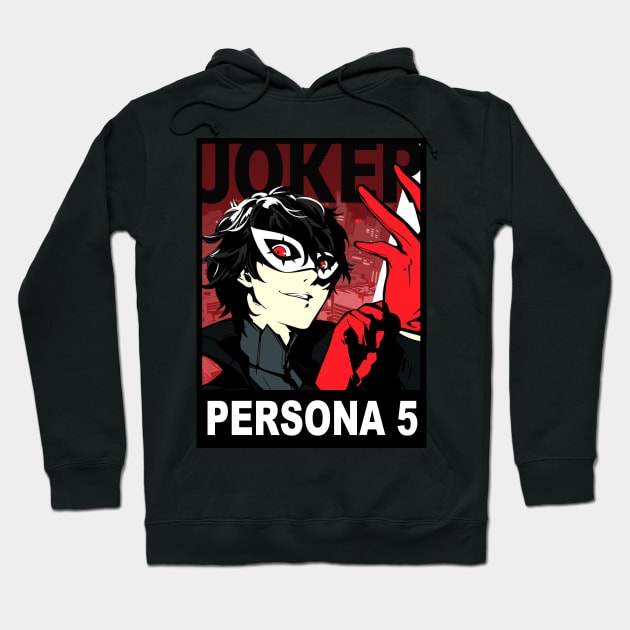 Joker persona 5 Hoodie by Leonard